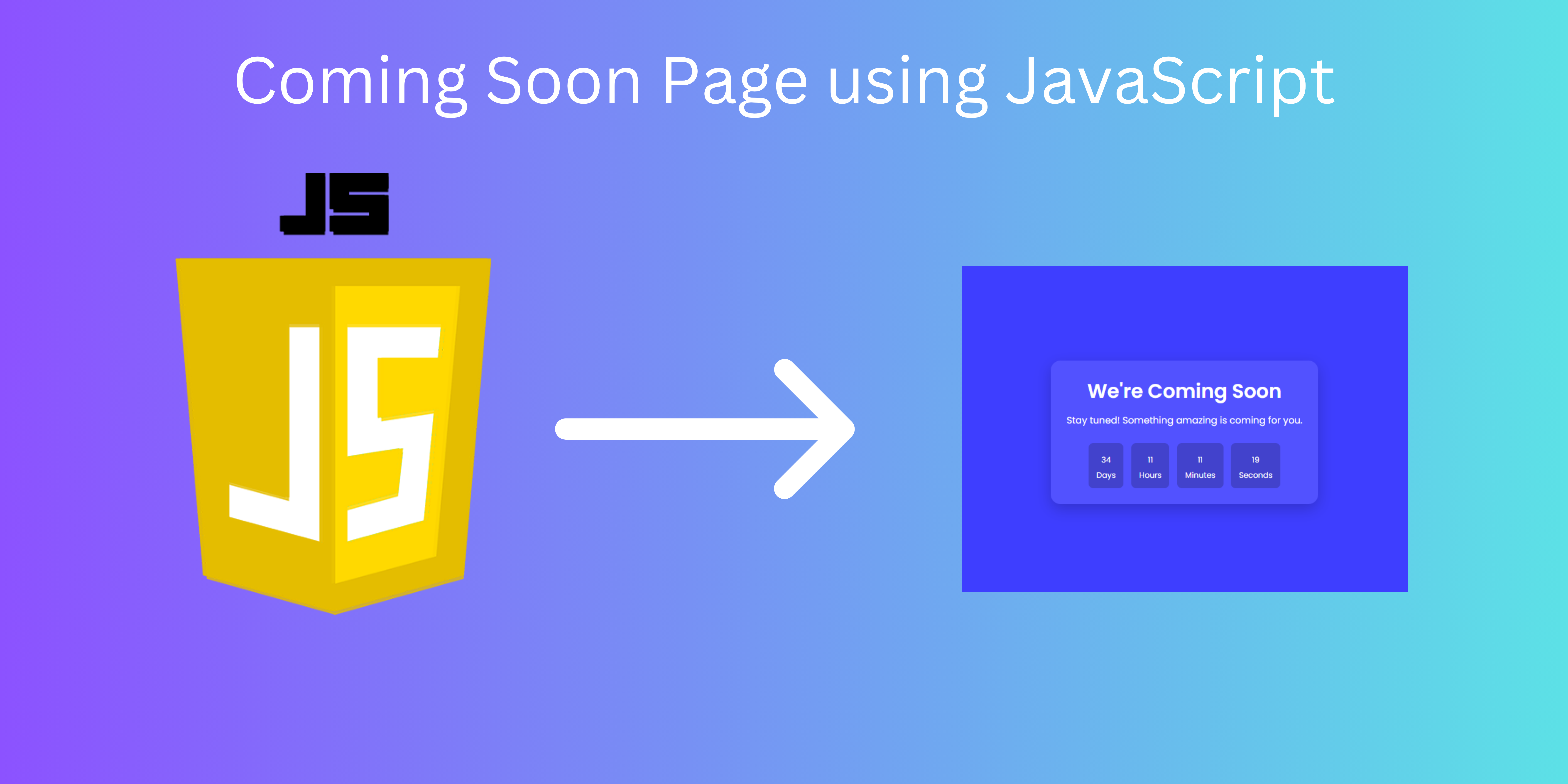 Coming Soon Page