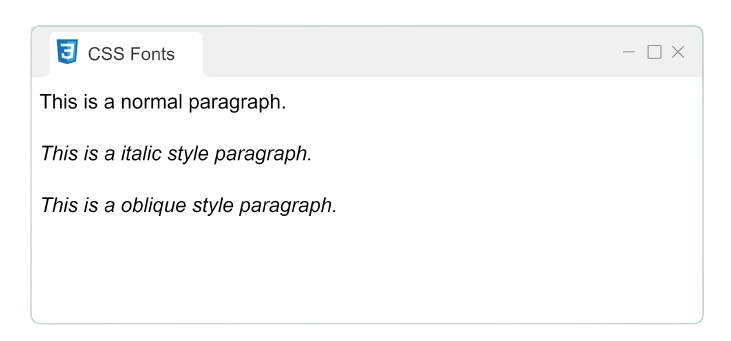 Font Style