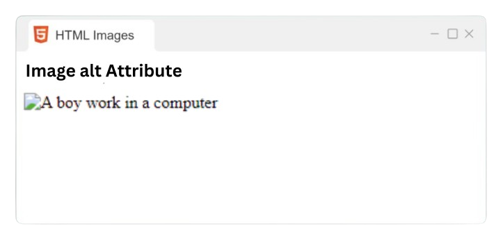 image alt Attribute output