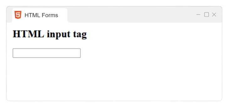 input tag output
